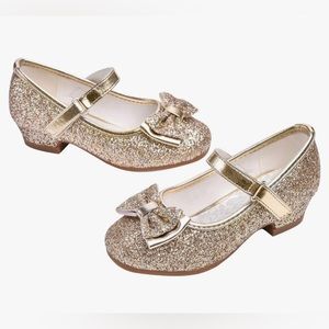 🚨NWT! STELLE LITTLE GIRLS GOLD MARY JANE SHOES SIZE 3
